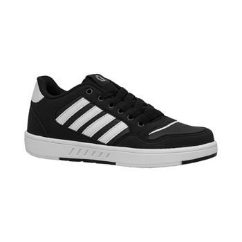 Tenis-Casual-Preto-e-Branco-Entressola-Detalhada-|-Logus-Tamanho--36---Cor--PRETO-0
